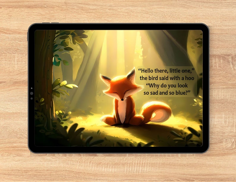 The Little Fox Children's Digital Story Book PDF/Printable eBook Download Kids Story Educational image 6