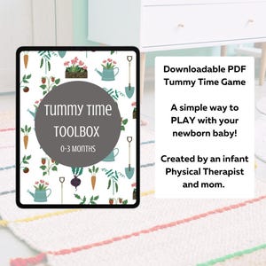 Tummy Time Toolbox 0-3 maanden, direct downloaden, digitale pdf-download