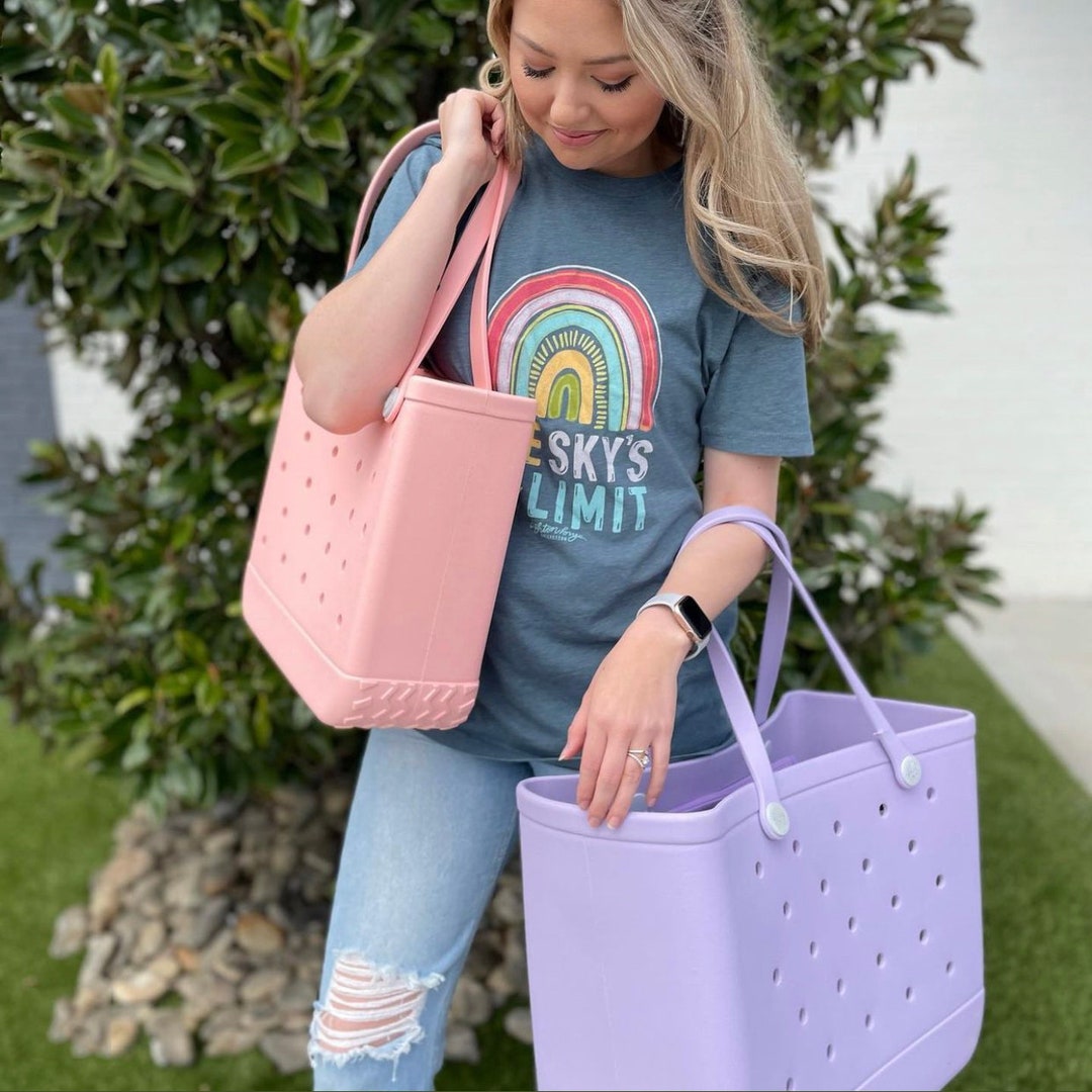 Rubber Beach Bag Jelly Beach Bag Pool Bags for Women Etsy