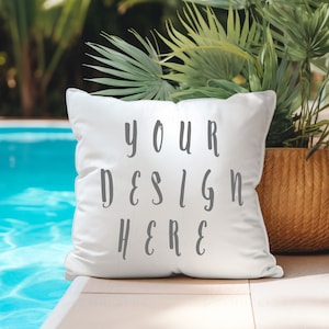 Outdoor Printify Pillow Mockup Blank Pillow Mockup Throw Pillow Mockup Simple Pillow Mockup Accent Pillow Mockup JPG File