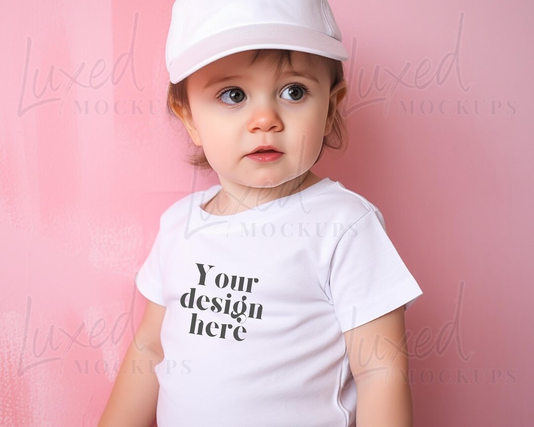 Adorable Toddler Girl Tshirt Mockup Baby RABBIT SKINS 3322 Etsy
