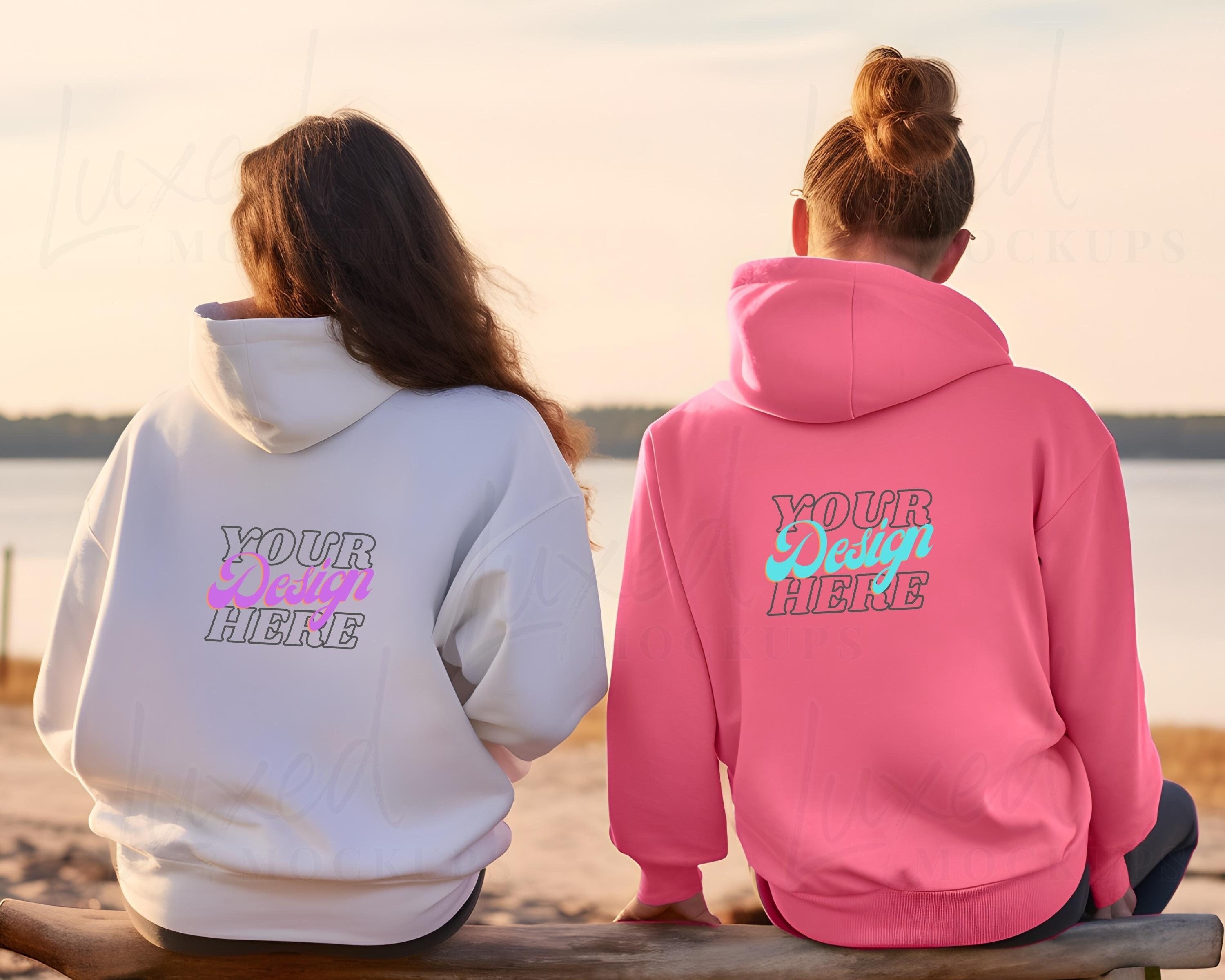 Safety pink hoodie - Etsy France