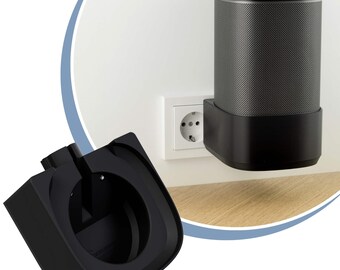 Steckdosen Halterung - für Sonos One, One SL & Play:1 / Steckdosenhalterung / Wandmontage / Wandhalterung ohne Bohren und ohne Kleben