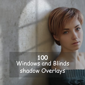 100 Window and Blind Shadow Overlays; Photoshop Shades Background, Photo Edit, Sunlight Reflection Portrait Overlay, Interior Home Backdrops