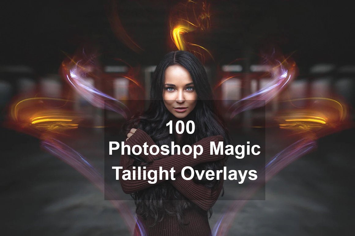 100 Magic Fairy Night Tail Bohek Swirl Lightning Overlays, Aurora Polar Light Overlays Effects Borealis Photo Edit Filter Wedding Bundle