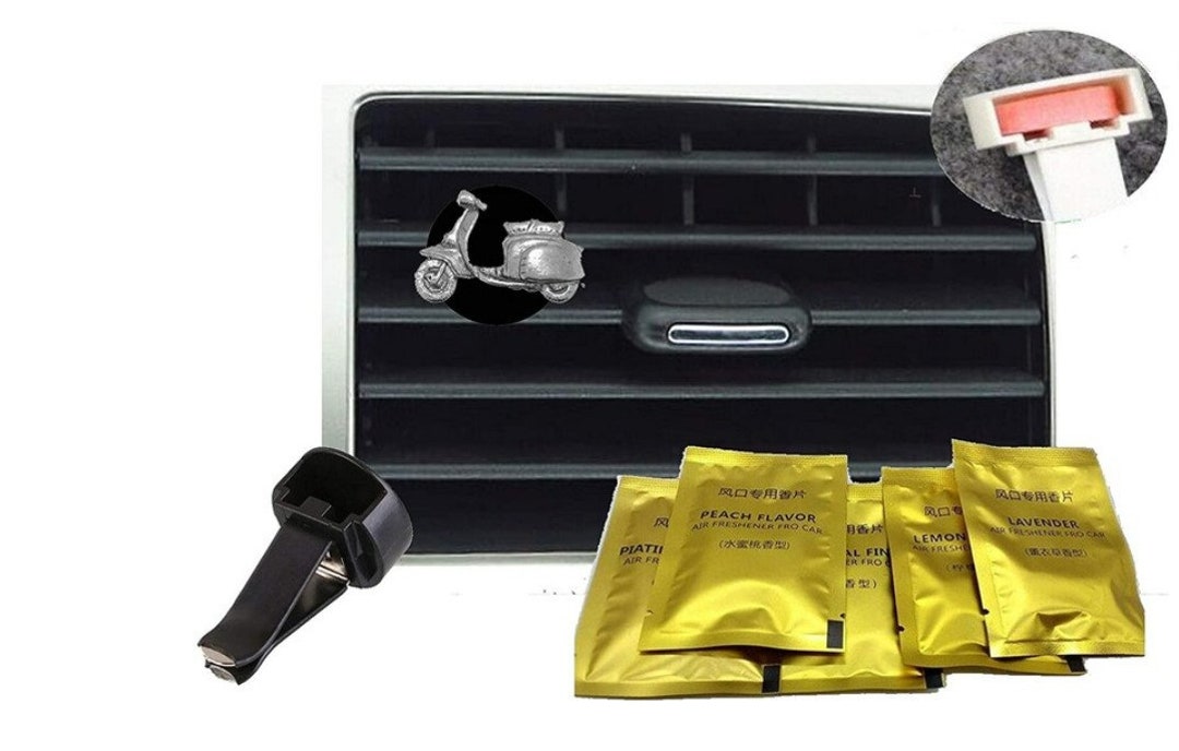 Ppt19 Scooter Vehicle Air Freshener Black Vent Clip Kit Fits Most Air