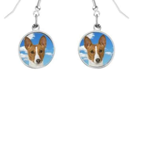 Dog Earrings Any Photo image you would like on 925 sterling silver hook Earrings - Custom Pet picture Earrings