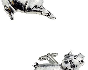 Pig Cufflinks Handmade in England Made from fine English pewter jewellery suit gift boxed different choices