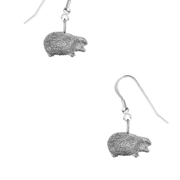 Hedgehog Elephant Frog Lilypad Jumping Frog branch Squirrel on hook Earrings sterling silver 925 earring