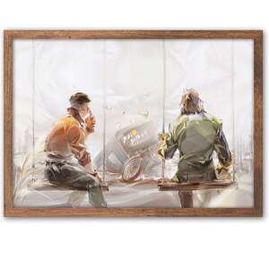 Disco Elysium Art, Disco Elysium Canvas, Disco Elysium Wall Art, Game