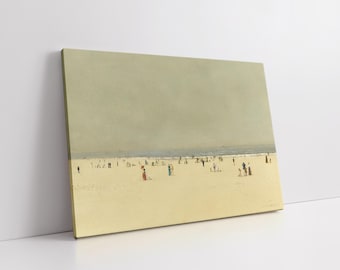 Vintage Beach Scene Tapestry: Coastal Seascape Wall Art