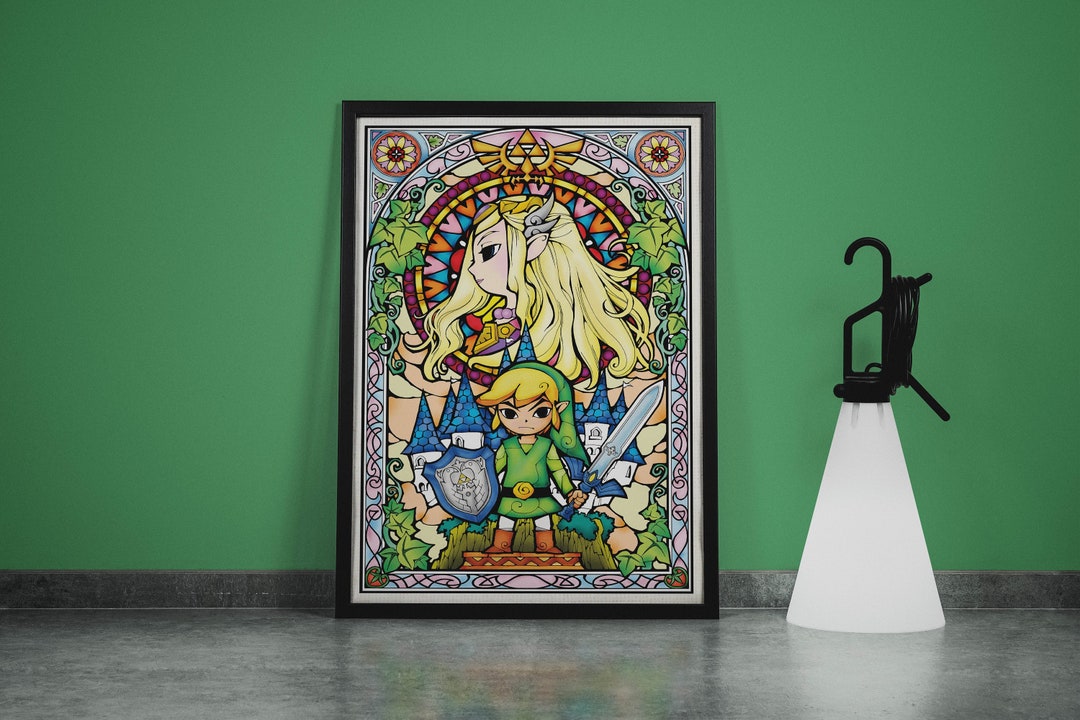 The Legend of Zelda Canvas Wall Art Zelda Windwaker Kids Etsy