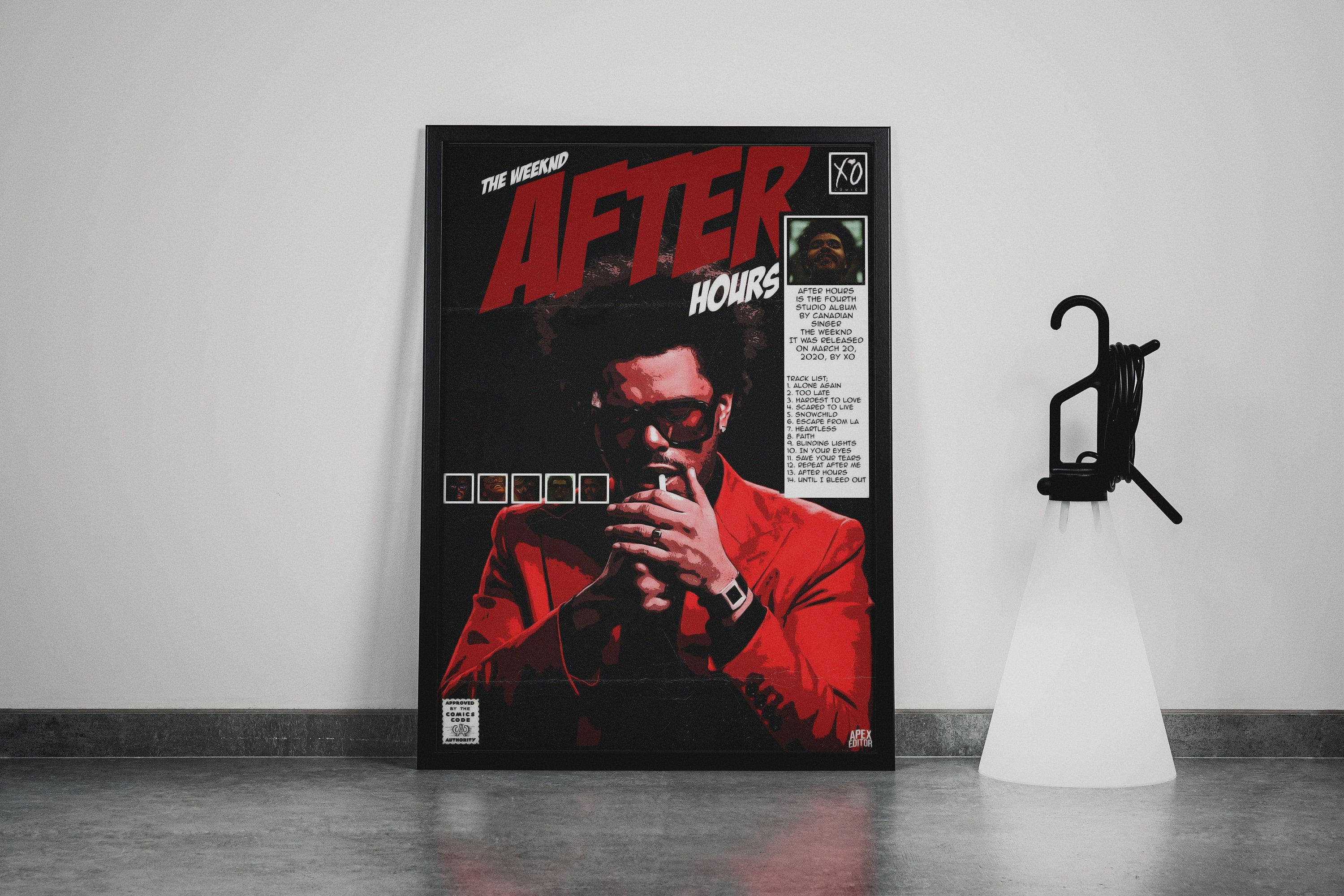 The Weeknd Poster After Hours Poster Album Cover Posters for Room Decor