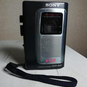 Sony TCM-84V Portable Cassette Player - Etsy