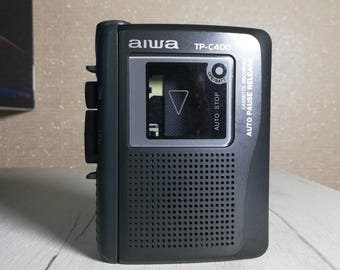 Baladeur Aiwa HS-GS252 - Walkman Cassette Vintage Noir - Pour Pièces (⚠️ Ne Fonctionne Pas)