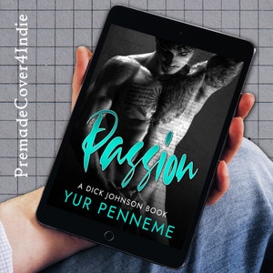 Sultry Handsome Tattooed Man | Romance ebook cover | Premade digital book design