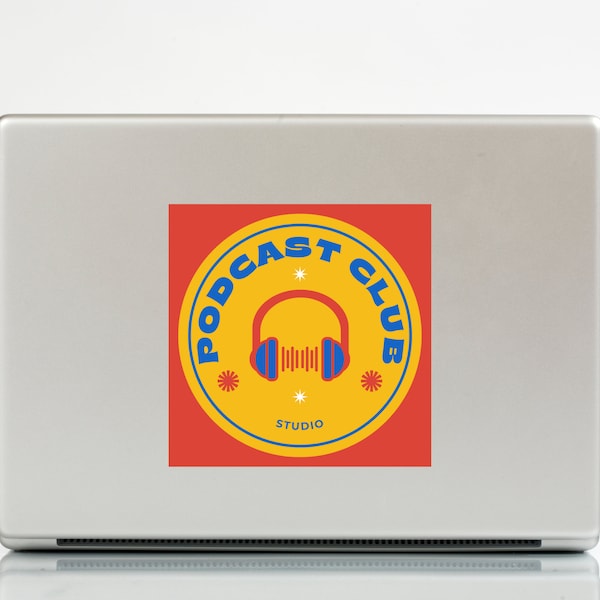 Podcast  Club Music Studio Production Recording Engineer Stickers, Singer Gift, Studio Gift Sticker, Studio Sticker, Humor Sticker.