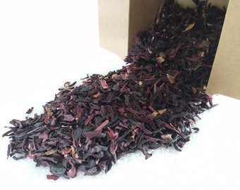 Organic hibiscus flower petals