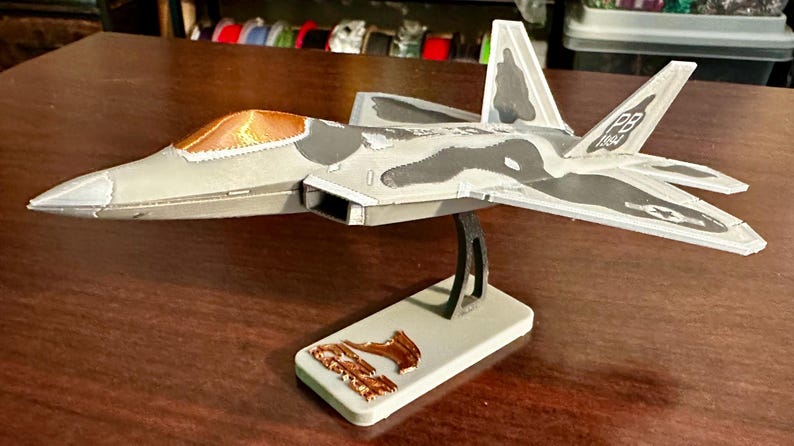 F 22 Raptor R Model F-22 Raptor Model Kit Card - Etsy