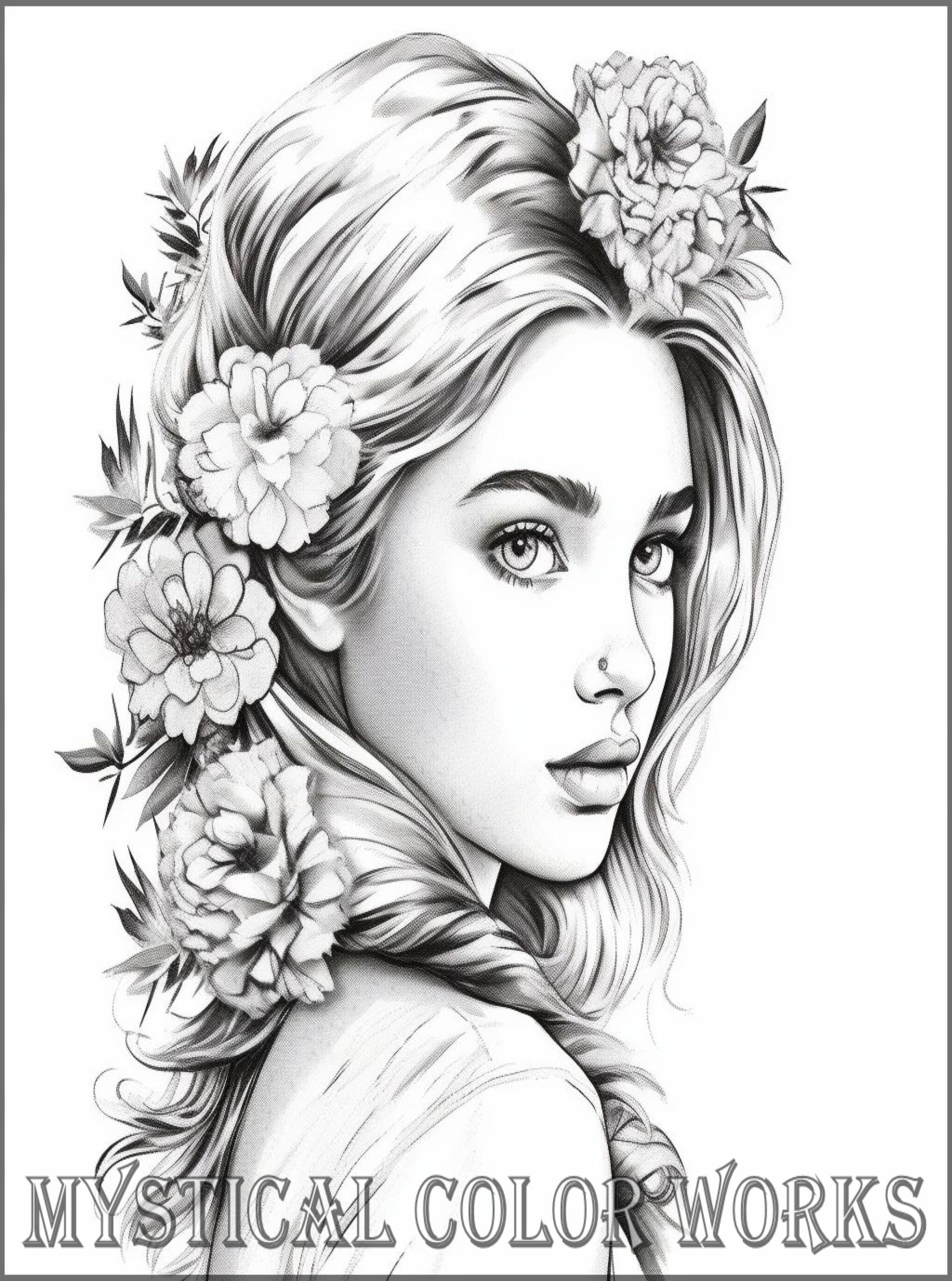 Coloring Pages, Pretty Girls, Queen, Princess, Dogs, Pets, Cats ...
