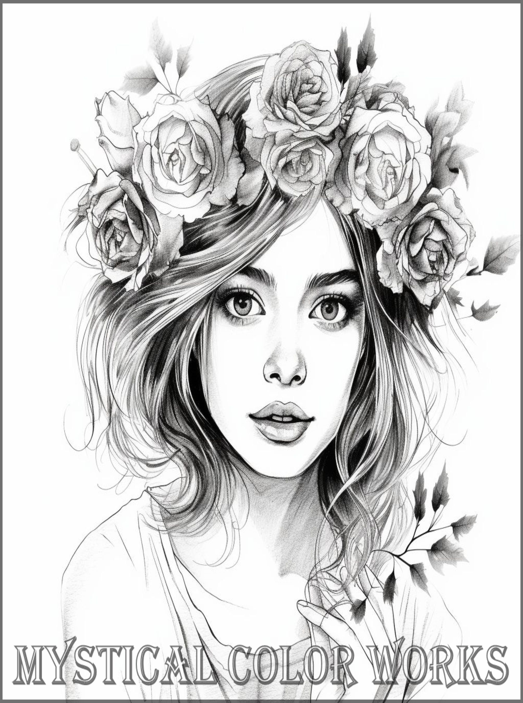 Coloring Pages, Pretty Girls, Queen, Princess, Dogs, Pets, Cats ...
