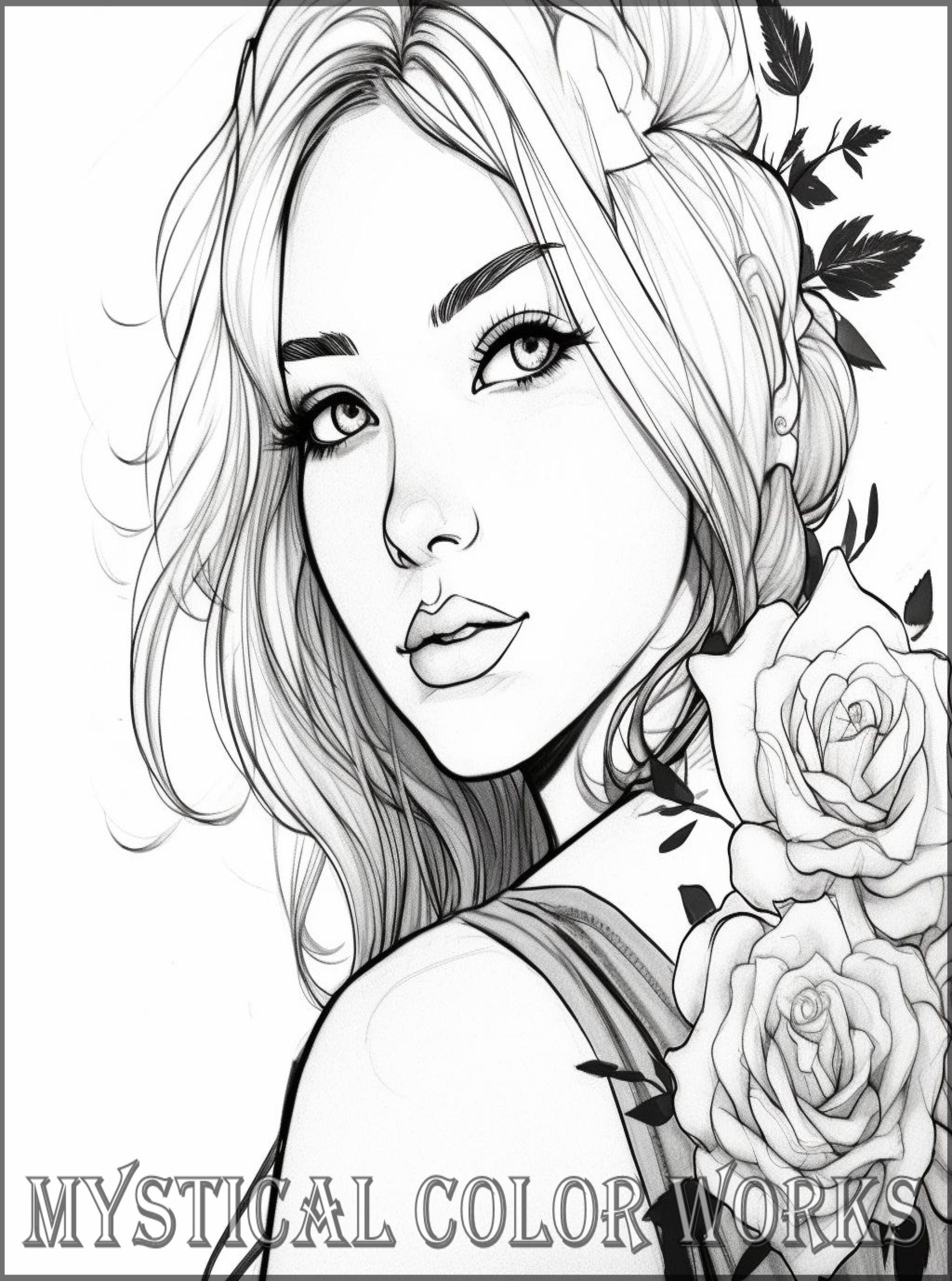 Coloring Pages, Pretty Girls, Queen, Princess, Dogs, Pets, Cats ...