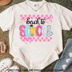Coquette First Day Of School Png, Back To School Png, Teacher PNG, Preppy Back To School Png, School Png, First Day Of School Shirt Png