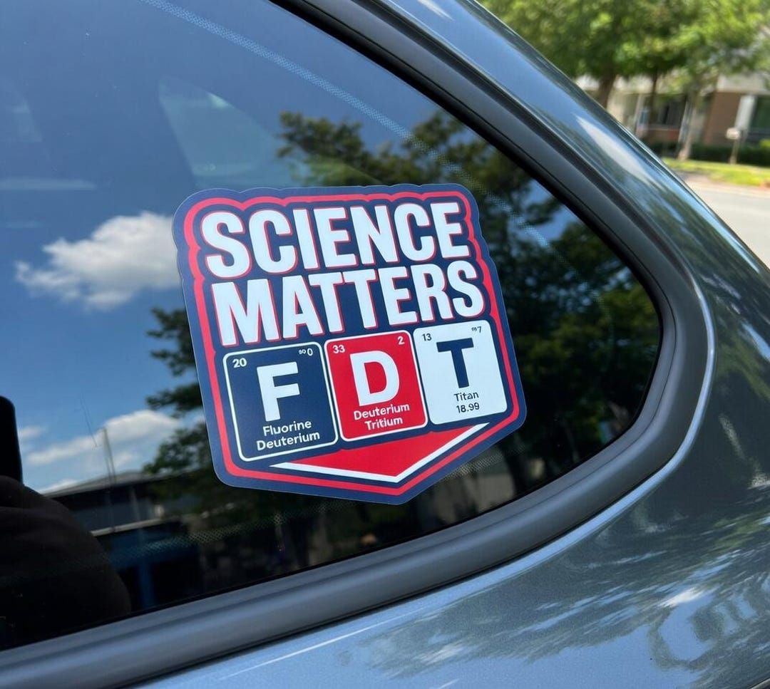 Research In Motion Sticker Science Matters Sticker/car Magnet, FDT Sticker, Anti Trump Sticker ...