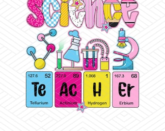 Science Teacher Png, Preppy Back To School Png, Chemistry Printable, Teacher Graphics, Science Student Png, School Vibes, Science Lover Png