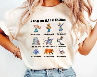 Children's Character Affirmations Png, I Still Read Children's Books Png, I Can Do Hard Things Teacher Png, Back To School Png, Kindergarten