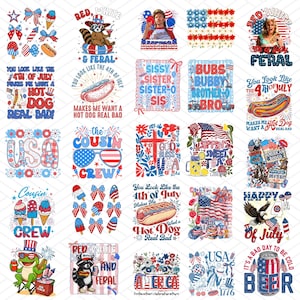 30+ Retro 4th of July PNG Bundle, 4th of July Png, Fourth Of July Png, USA Png, America Png, Independence Day, American Flag Png, Png Bundle