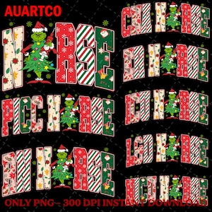 8+ Nurse Christmas Png Bundle, Green Mean Guy Nurse Png, ICU NICU RN Nurse Christmas Movie Png, Christmas Nurse Png, Holiday Gift For Nurse