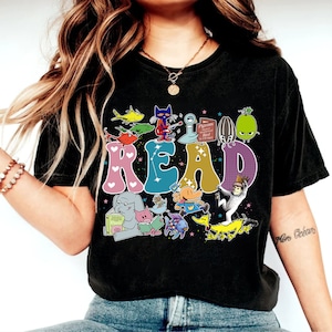 Read Children's Books Teacher Png, Read More Books Png, Book Lover Png, Family Vacation Png, Cute Teacher Shirt Png, Cartoon Characters