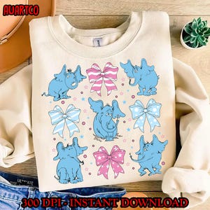 Horton Coquette Bow Dr. Seuss Day Png, Lesen in Amerika Png, Freunde lesen Png, Cartoon lesen Png, hier kommen Probleme Png, Buchliebhaber