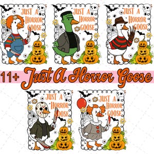 11+ Solo un&#39;oca horror in formato PNG, Oca del film di Halloween in formato PNG, Oca buffa di Halloween in formato PNG, Assassini dell&#39;orrore in formato PNG, Oca divertente, Download digitale