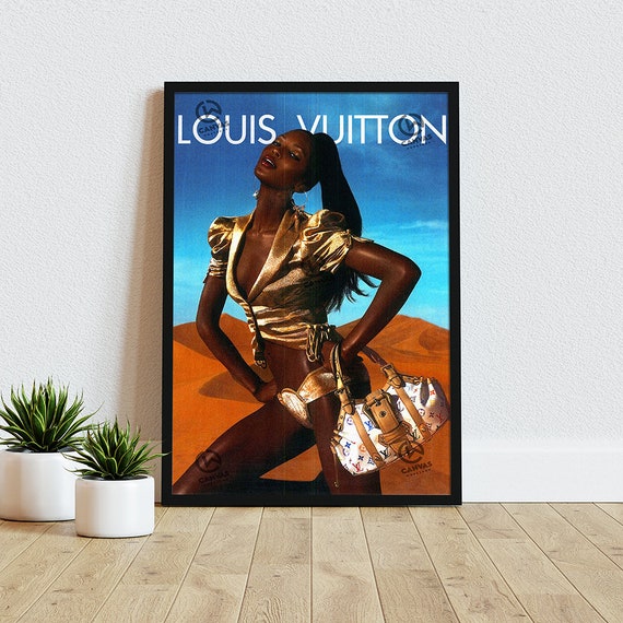 LV Fashion Luxury Poster Luxury Fashion Poster Canvas Wall 