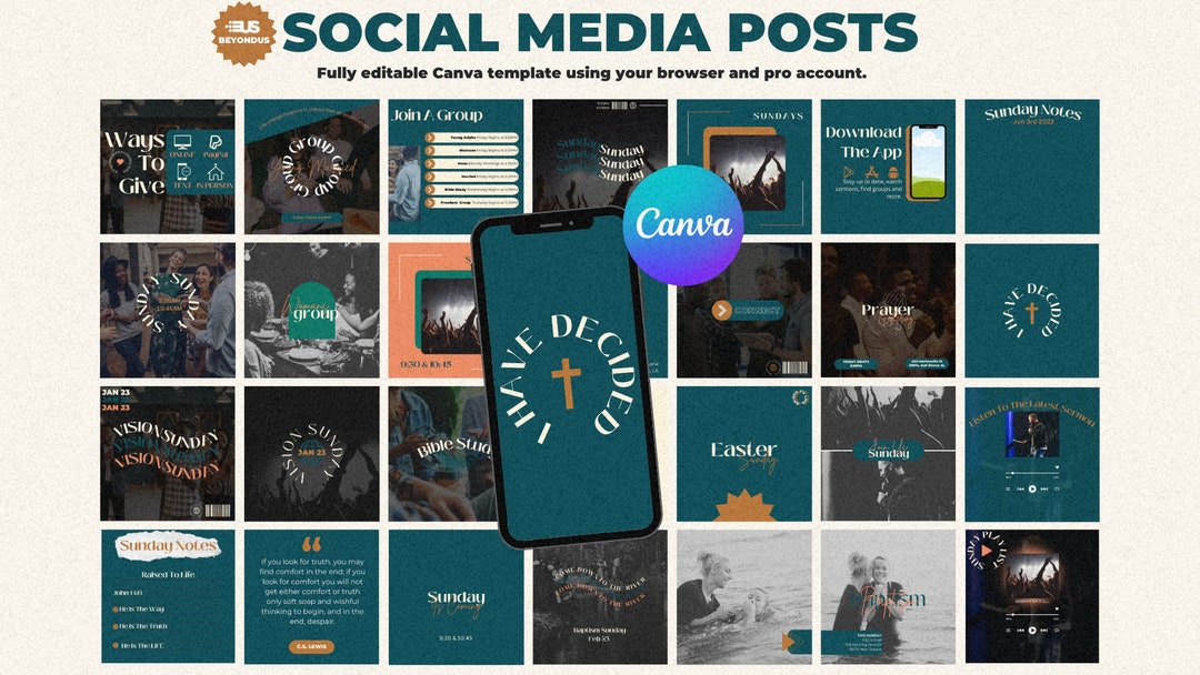 60 Social Media Templates | Editable in Canva | Canva Social Media ...