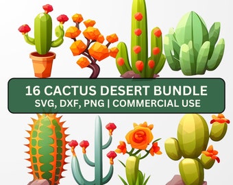 Cactus SVG Bundle, SVG files for Cricut, Cactus svg png, Cactus Plant Vector Clipart, Succulent svg, Summer svg, DXF, Svg bundle, Cacti svg