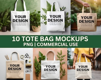 Tote Bag Mockup Bundle, Aesthetic Tote Bag Mockup, Printify Tote Bag, Personalized Tote Bag Mock up, Set of 10 Tote Bag Mockups