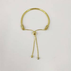Snake Chain Slider Bracelet