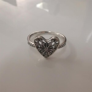 Pandora bague coeur d&#39;hiver en argent sterling s925 ale