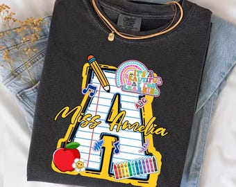 Custom Teacher Shirt, Custom Name Teacher Shirts, Back To School Shirt, Teacher Appreciation Gift, Gift For Teacher, Funny Teacher Shirts,