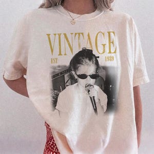 Custom Vintage Photo Shirt, Personalized Birthday Picture Shirt, Retro Birthday Tee Gift