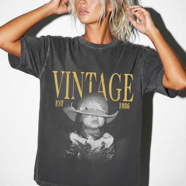 Custom Vintage Photo Shirt, Personalized Birthday Picture Shirt, Retro Birthday Tee Gift