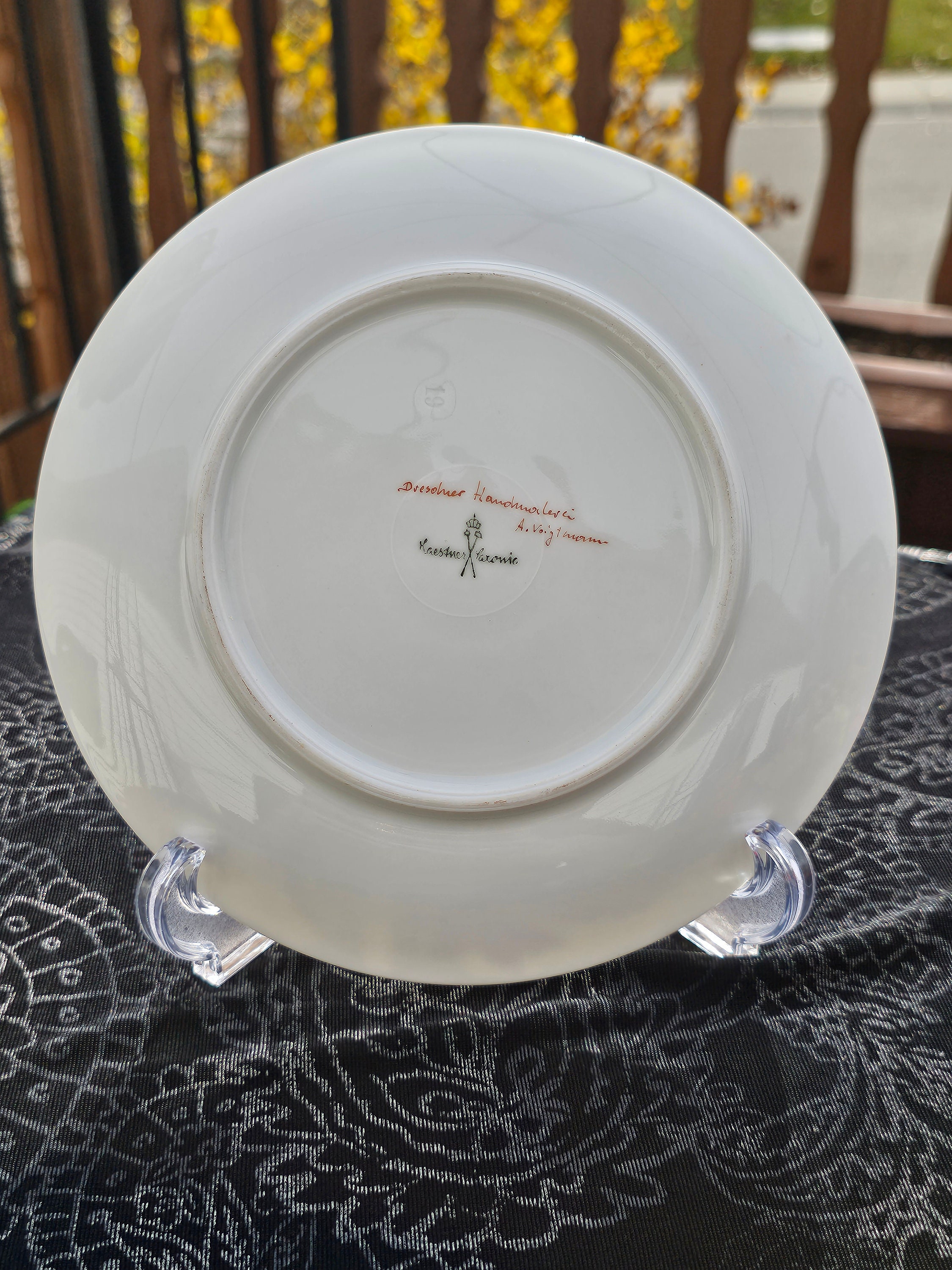 Friedrich Kaestner Saxonia Dresden Meissen FPO14 Purple Dragon