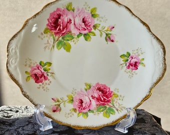 ロイヤルアルバート アメリカンビューティー ケーキプレート - Etsy 日本