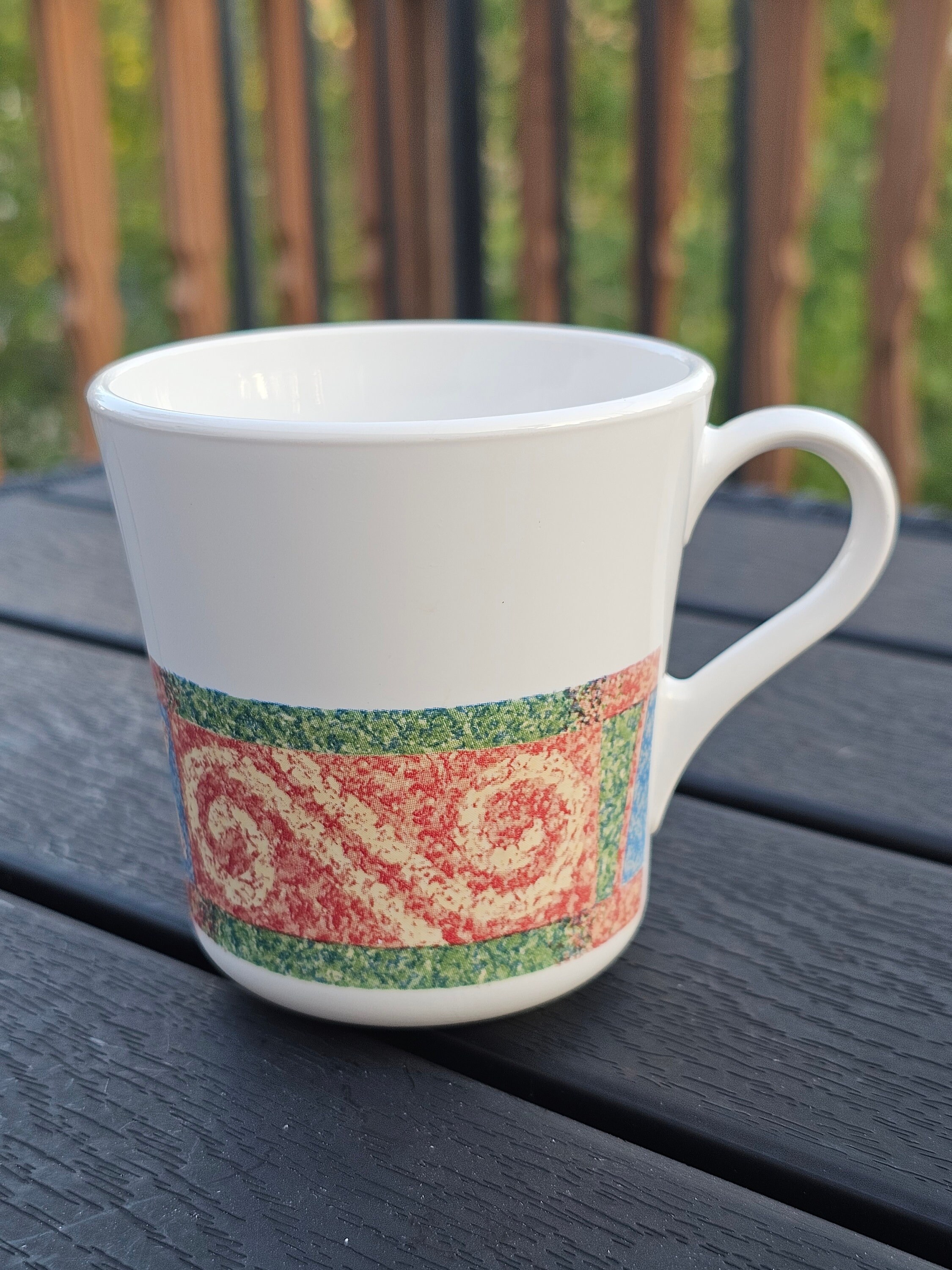 Corelle by Corning Sand Art Pattern Cup Mug Made in USA Circa 1980's - Etsy