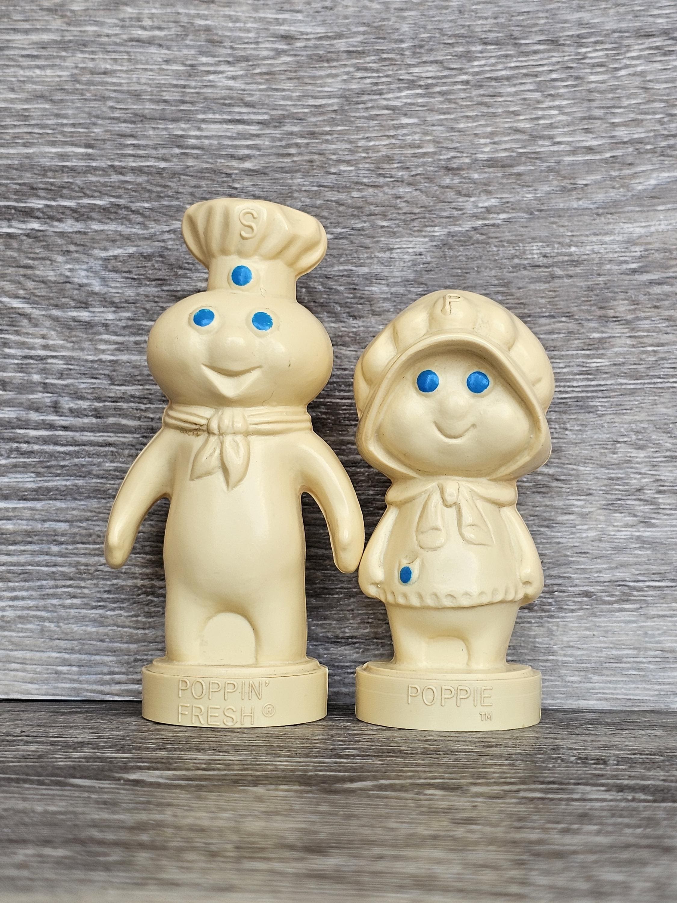 Pillsbury ドウボーイ ソルト＆ペッパー ミルクポーションセット Pillsbury Doughboy Salt and Pepper Shaker - Etsy