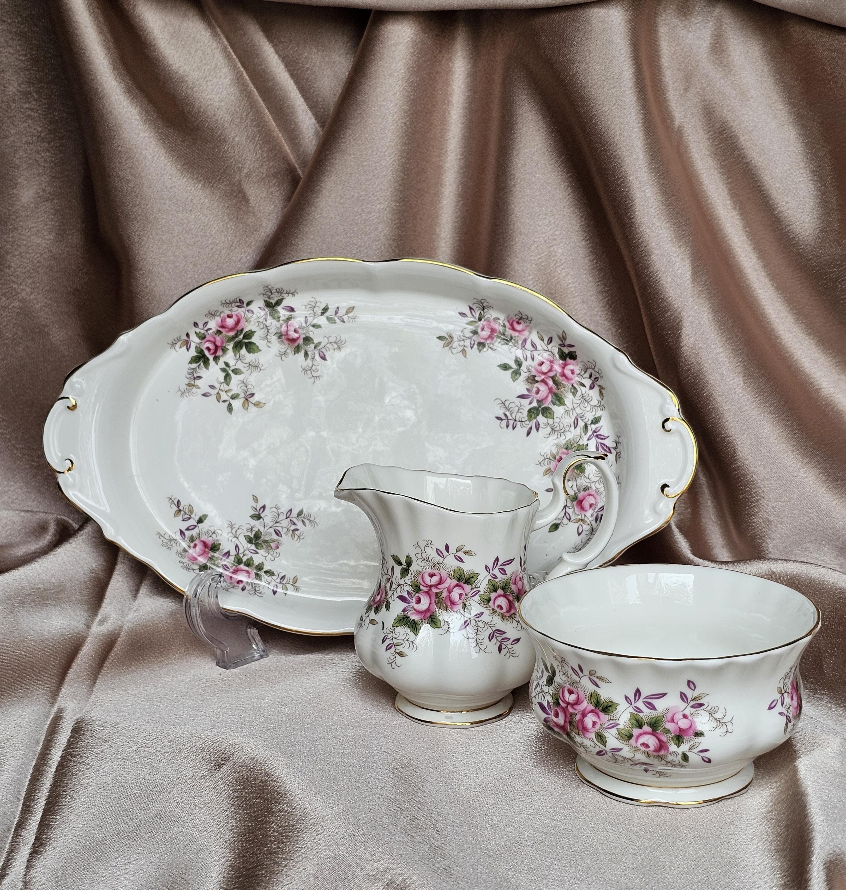 70s China Set Pink Roses - Etsy