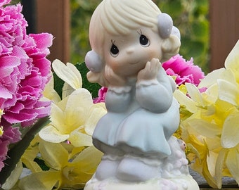 Precious Moments by Enesco Vintage Little Moments Figurine Figure "Where Would I Be Without You" 1996.